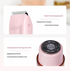 Dual-Head Electric Hair Trimmer - IPX7 Waterproof Body Groomer with Type-C Charging(pink)