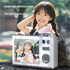 Glitter Sand Design 64MP HD Digital Camera with LED Fill Light & Auto Focus(purple)