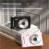 50MP HD Digital Camera with 8X Zoom & Dual Lens System(black)