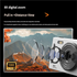 50MP HD Digital Camera with 8X Zoom & Dual Lens System(silvery)
