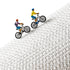 Premium Bath Mat with 8X Water Absorption & Non-Slip Base(Clover)