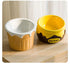 Premium Elevated Pet Bowl with Ergonomic 15° Tilt & Large Capacity(Honeypot)