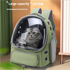 Spacious Pet Carrier with Ventilation System & Water-Resistant Design(green)
