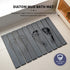 Collapsible Diatom Mud Bath Mat - Quick Dry, Non-Slip, Odor-Free Absorbent Pad(white)