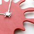 Creative Splatter Design Wall Clock - Silent Movement, Modern Decorative Timepiece(yellow)