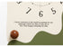 Abstract Modern Wall Clock - Silent Non-Ticking Decorative Clock with Wavy Design & Ceramic Accent(Brown)