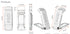 Portable Clip-On LED Reading Light - USB Rechargeable, 3 Color Modes & 5 Brightness Levels(white)