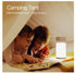 Portable LED Outdoor Camping Lantern - USB Rechargeable, 1200mAh Battery, Emergency Light(blue)
