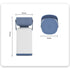 Portable LED Outdoor Camping Lantern - USB Rechargeable, 1200mAh Battery, Emergency Light(blue)