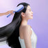Electric Ionic Vibrating Massage Hairbrush - 3-Mode Sonic Scalp Massager & Detangler with LCD Display(Purple)