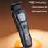 Professional Cordless Hair Clipper with Magnetic Motor - 9900 RPM, 180 Min Runtime, LCD Display & Dual Charging(red)