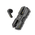 Futuristic TWS Gaming Earbuds - Bluetooth 5.3, Low Latency, HIFI Surround Sound, LED Display(black)