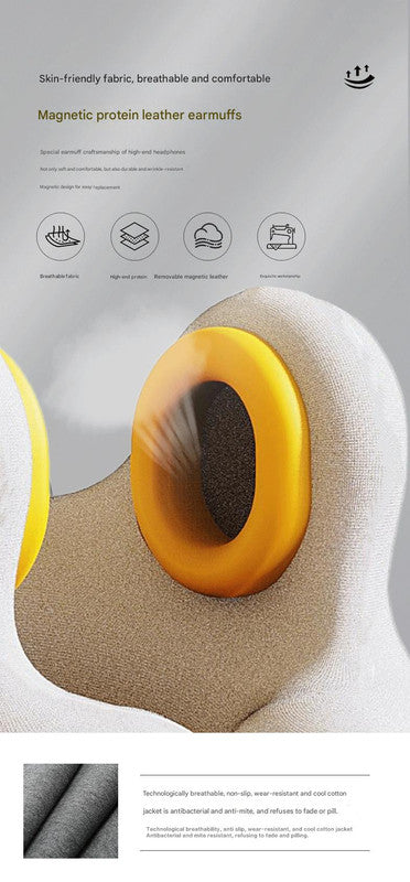 Smart Neck Pillow with Dual Noise Reduction, HIFI Bluetooth Music & Graphene Heating - Sleep Elf