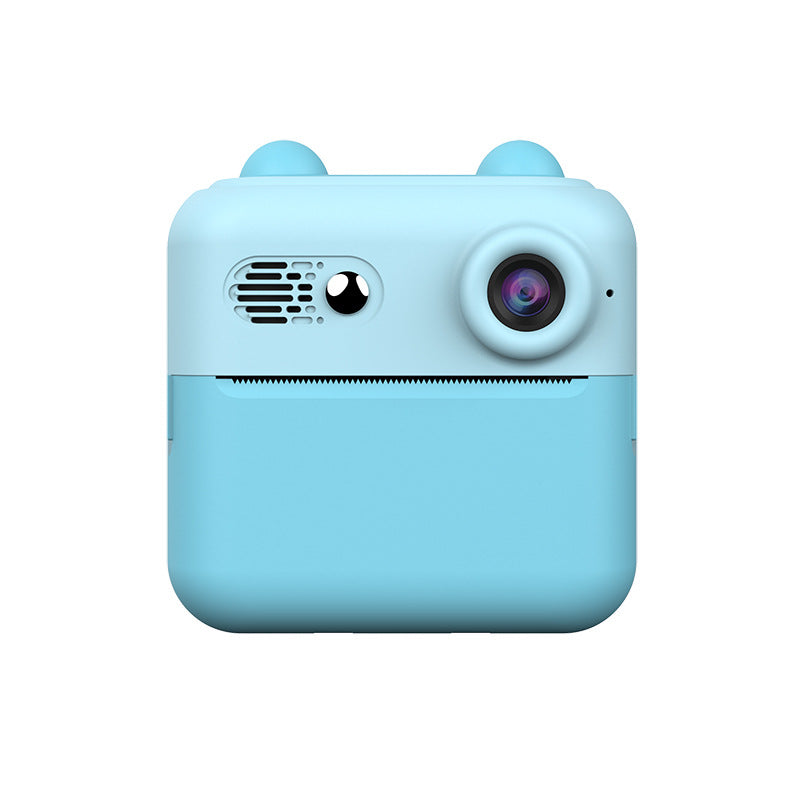 Kids Instant Print Digital Camera with 180° Flip Lens - 24MP Photos, 720P Video & Doodle Fun(blue)