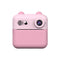 Kids Instant Print Digital Camera with 180°  Flip Lens - 24MP Photos, 720P Video & Doodle Fun(pink)