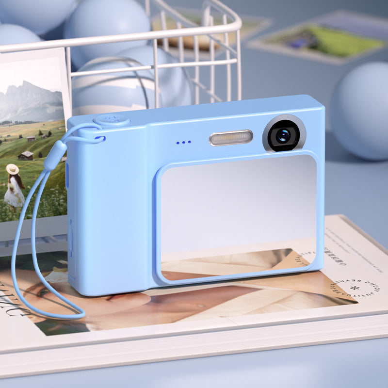 48MP Digital Camera for Kids & Beginners - 1080P Vlogging, 8x Zoom, Filters & Games(blue)