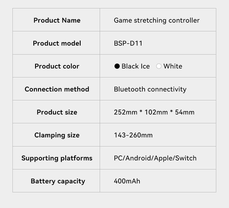 Multi-Platform Telescopic Gaming Controller - Hall Triggers, Esports 3D Joysticks & Macro Programming(White With radiator)
