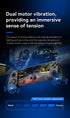 Multi-Platform Telescopic Gaming Controller - Hall Triggers, Esports 3D Joysticks & Macro Programming(black With radiator)