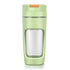 Large 600ML Portable Blender - USB-C Rechargeable Smoothie Maker with 4 Stainless Steel Blades(green)