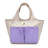 Insulated Lunch Tote Bag - Large Capacity, Multi-Pocket, Waterproof & Stain-Resistant Lining(Beige)