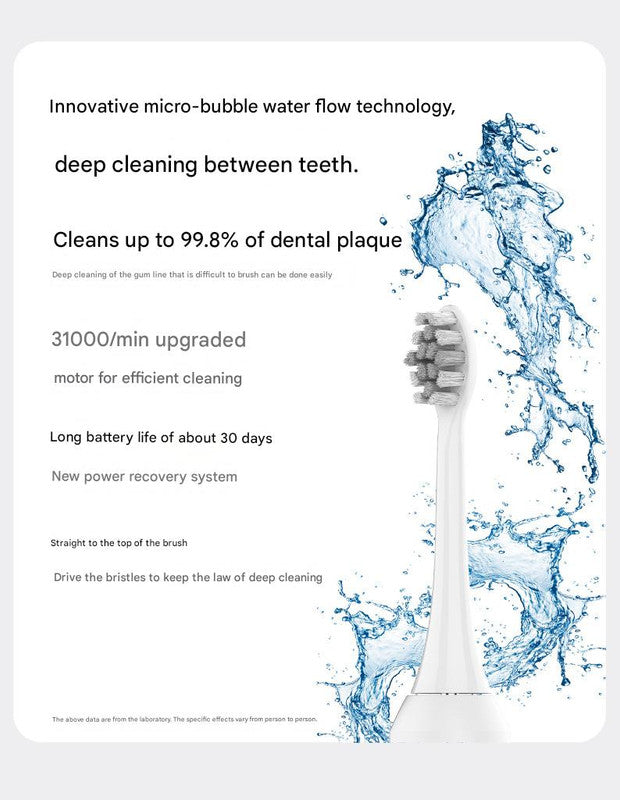 2-in-1 Sonic Electric Toothbrush & Power Flosser Kit - 3 Modes, 31000VPM, IPX7 Waterproof, with Travel Case(black)