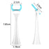 2-in-1 Sonic Electric Toothbrush & Power Flosser Kit - 3 Modes, 31000VPM, IPX7 Waterproof, with Travel Case(white+50pcs dental floss replacement heads)