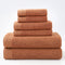Luxury Combed Cotton Towel Collection - Highly Absorbent, Soft & Durable for Bath, Hand, and Face(Caramel)