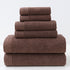 Luxury Combed Cotton Towel Collection - Highly Absorbent, Soft & Durable for Bath, Hand, and Face(Dark brown)