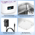 Professional Ultrasonic Cleaner with UV Light - 45000Hz for Dentures, Retainers, Jewelry & More(black)
