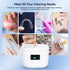 Professional Ultrasonic Cleaner with UV Light - 45000Hz for Dentures, Retainers, Jewelry & More(black)