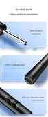 Smart Visual Ear Cleaner with HD WiFi Camera - Gentle Silicone Tips, USB-C Rechargeable Otoscope for Safe Ear Wax Removal(White Premium Edition)