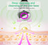 White Multifunctional Facial Beauty Wand with LED Photon Therapy, Hot Compress & Sonic Vibration(White)