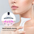 Multi-Function Neck & Face Beauty Device - 4-in-1 LED Light Therapy, EMS Lifting & Anti-Wrinkle Massager(pink)