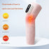 Rechargeable Air Compression Leg Massager with Heat Therapy for Knee & Calf Relief(pink-Single)