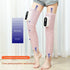 Rechargeable Air Compression Leg Massager with Heat Therapy for Knee & Calf Relief(pink-Single)