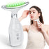 Multi-Function Facial & Neck Massager with LED Light Therapy, EMS & Warm Import - Rechargeable Skin Care Device(black)