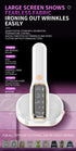 Portable Handheld Garment Steamer & Mini Iron - Smart Temperature Control, Rapid Heating & Powerful Steam for All Fabrics(White)