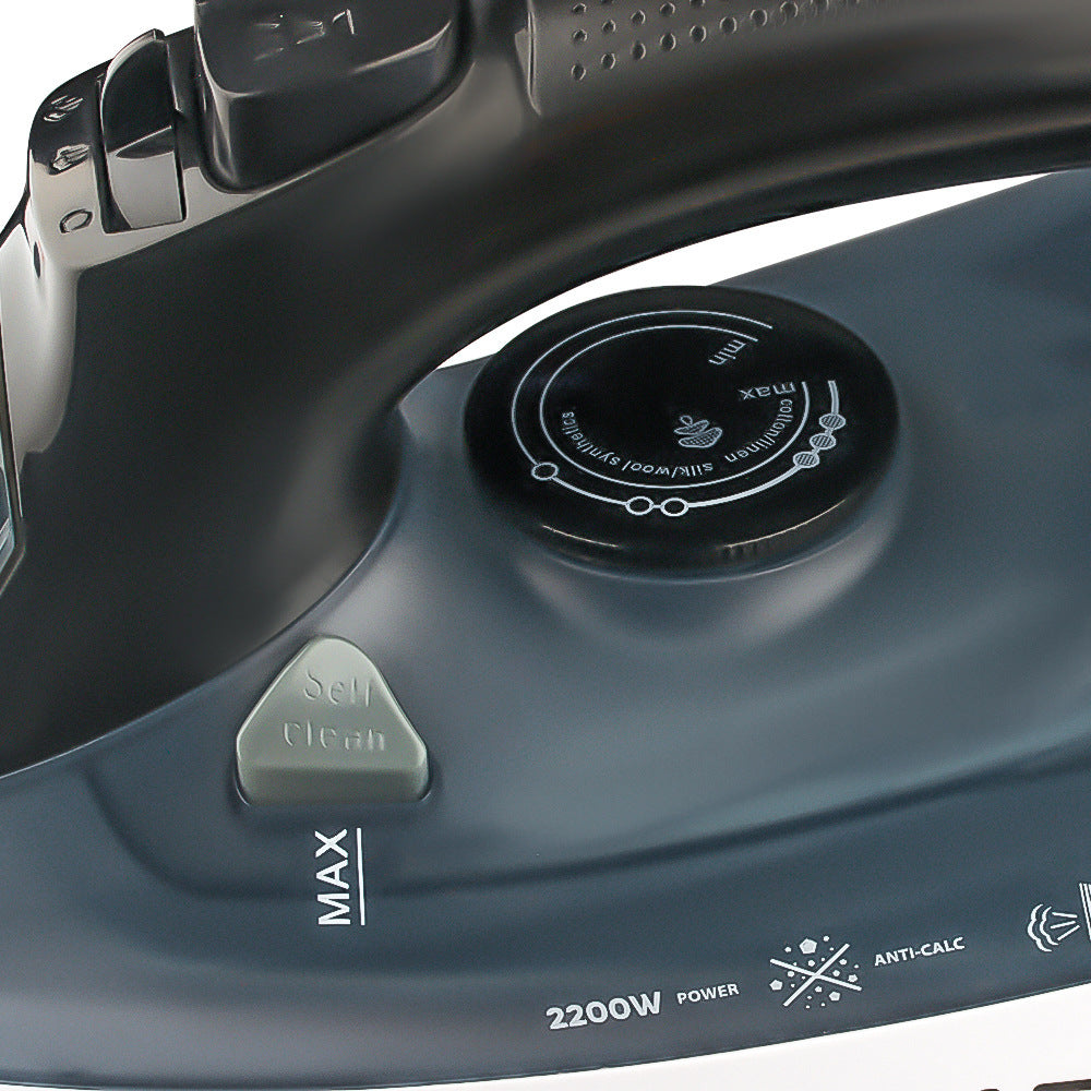 Powerful 2200W Electric Steam Iron with Ceramic Soleplate & Vertical Steam Function(green)