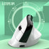 Two Ergonomic Vertical Wireless Mouse - Dual Mode (2.4G & Bluetooth), 5 Adjustable DPI, Silent Clicks, Rechargeable(black)