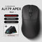 Tri-Mode Wireless Gaming Mouse with 8000Hz Polling Rate, PAW3950 Sensor & Magnetic Charging Dock(black)