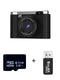4K Ultra HD Digital Camera - 75MP, 2.8-inch Rotatable Screen, Auto Focus & Built-in Flash(black)