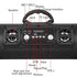 Portable Wireless Speaker - FM Radio, USB/TF Playback, AUX Input, Microphone Support & 2000mAh Battery(black)