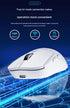 75g Ultra-Lightweight Tri-Mode Wireless Gaming Mouse - 1000Hz Polling Rate, 120-Hour Battery(white)