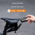 Mini Portable Electric Air Pump - 100 PSI, Digital Display, 50s Fast Inflation, USB Rechargeable(black)