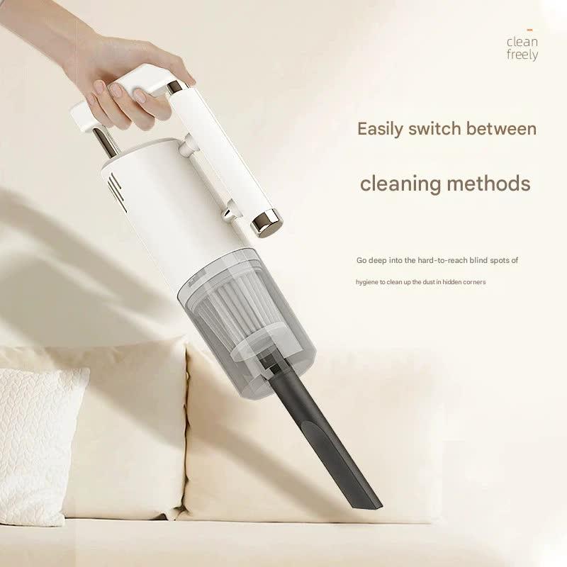 Cordless 2-in-1 Handheld & Stick Vacuum Cleaner - Powerful Suction, Washable Filter, Multi-Tool Kit(White)
