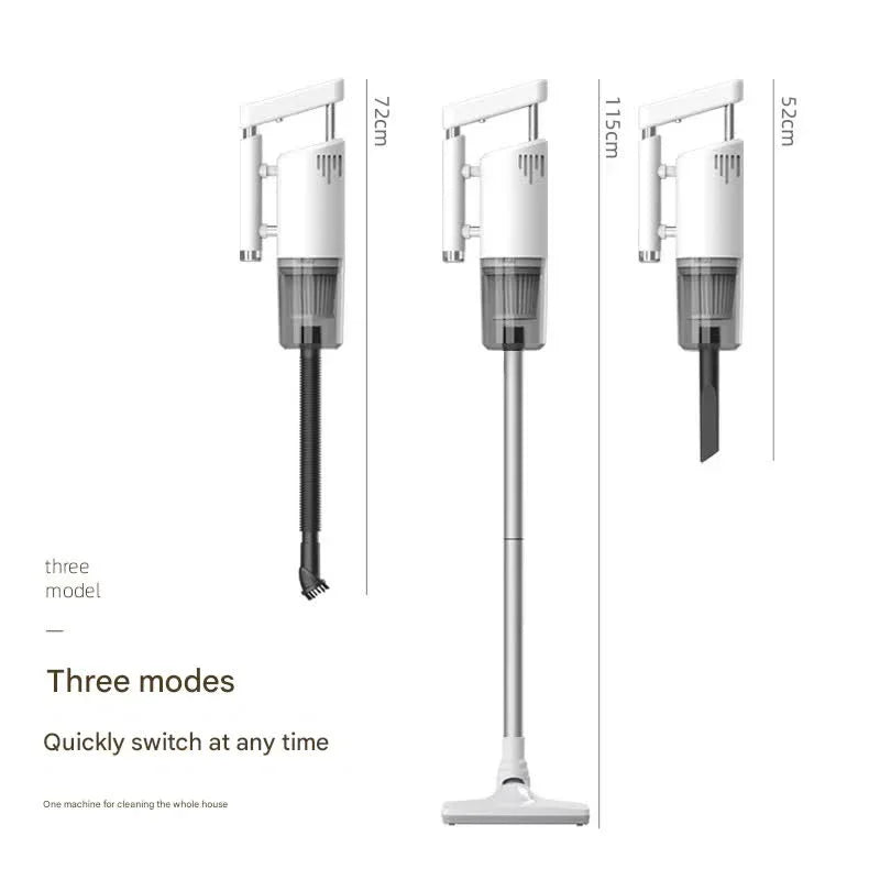 Cordless 2-in-1 Handheld & Stick Vacuum Cleaner - Powerful Suction, Washable Filter, Multi-Tool Kit(White)