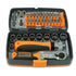 38-Piece Ratchet Screwdriver & Socket Wrench Set - Professional Multi-Bit Repair Tool Kit with Portable Case(orange)