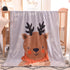 Ultra-Soft Kids Plush Fleece Blanket - Cozy Cartoon Animal Throw for All Seasons (Fawn)