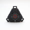 Two Sci-Fi Triangular Keychain Fidget Spinner - 3D Printed EDC Stress Relief Toy(black)