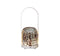Portable Christmas LED Lantern - Dimmable, 3 Color Temps, 5200mAh Battery & Memory Function(Silver)
